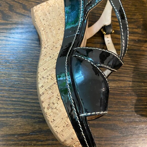 Prada Wedge Sandals Size 8 - Like New - Picture 8 of 8